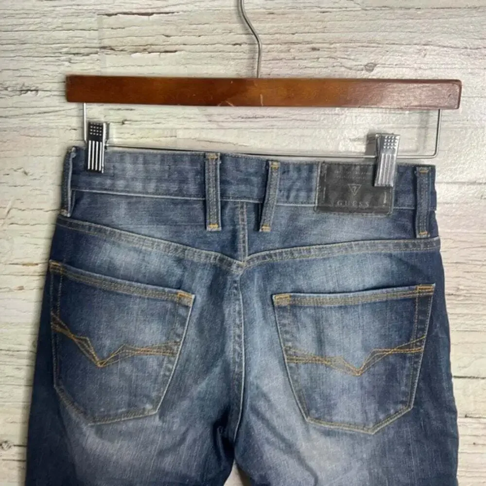Guess Men's Slim Straight jeans Blue Denim Size size 29